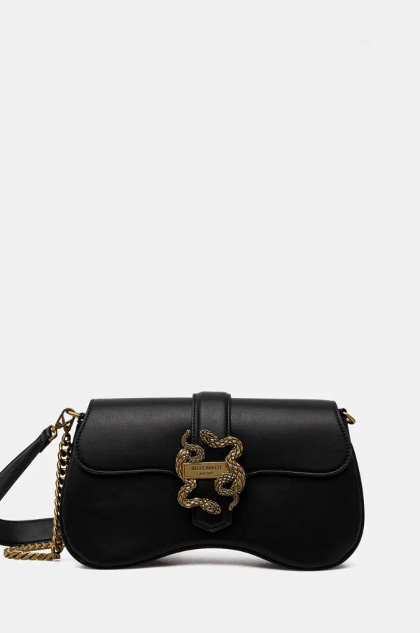 Just Cavalli Torbica Just Cavalli črna barva, 78RA4BA1 ZSA89