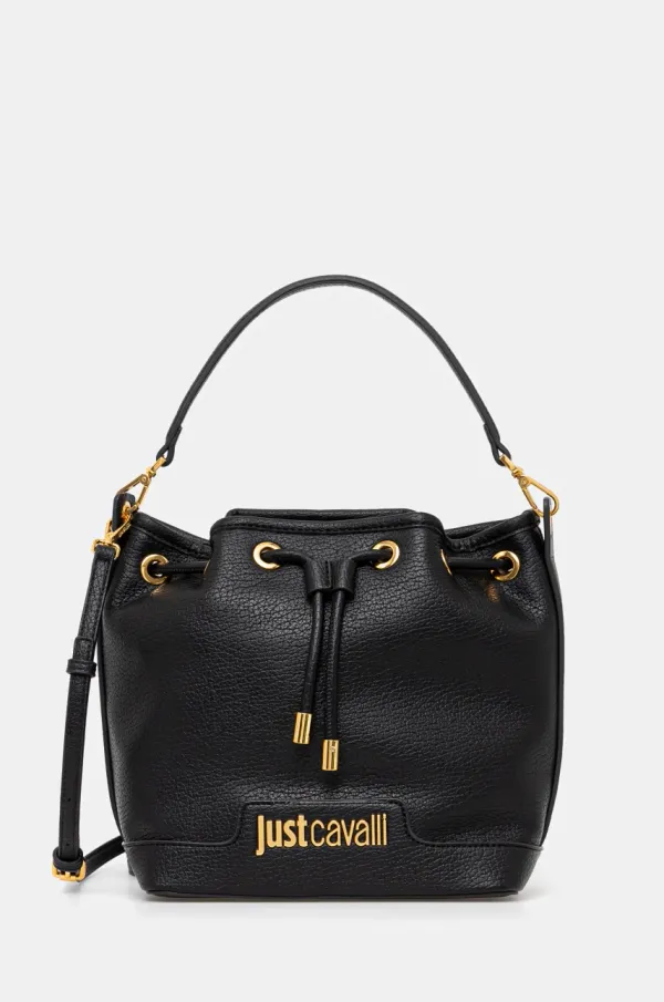 Just Cavalli Torbica Just Cavalli črna barva, 78RA4BD6 ZSB81