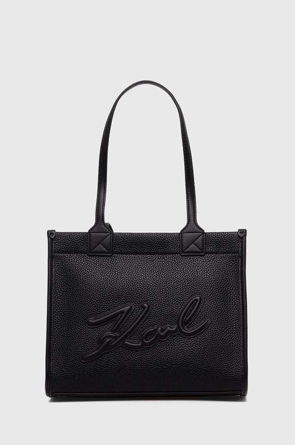 Karl Lagerfeld Torbica Karl Lagerfeld črna barva, 245W3092