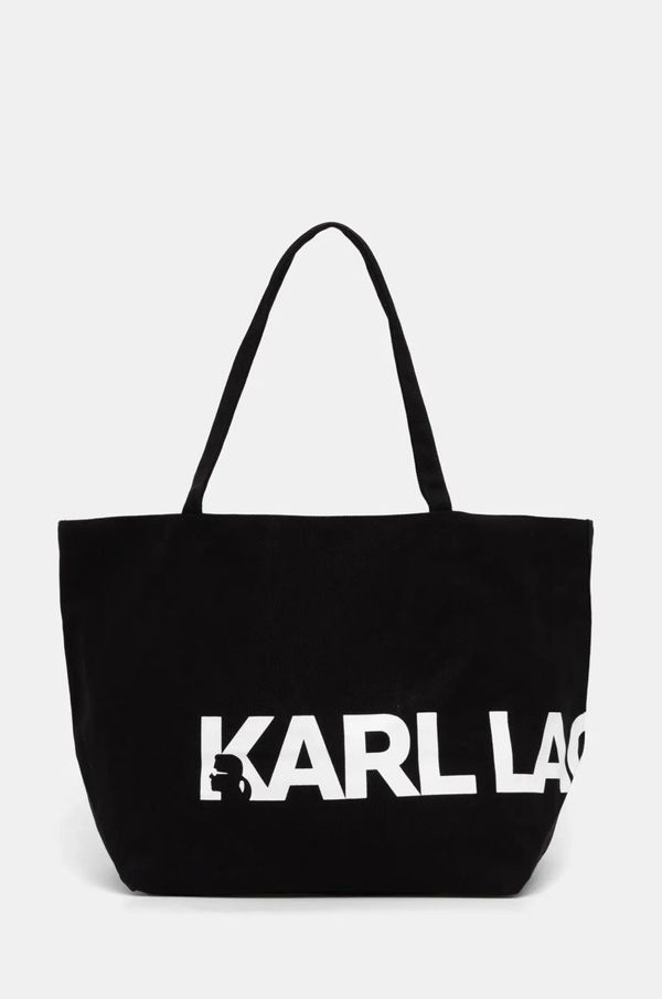 Karl Lagerfeld Torbica Karl Lagerfeld črna barva, A1W50060