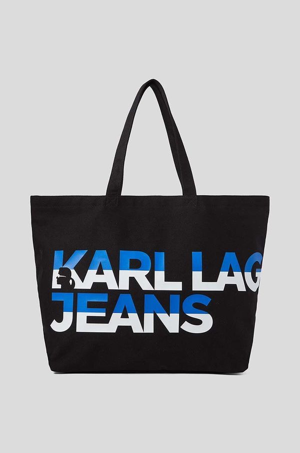 Karl Lagerfeld Jeans Torbica Karl Lagerfeld Jeans črna barva