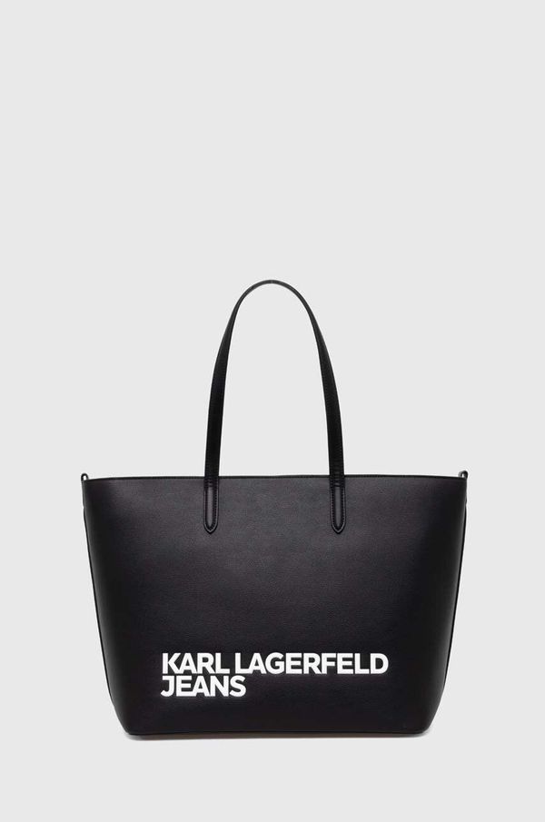 Karl Lagerfeld Jeans Torbica Karl Lagerfeld Jeans črna barva, 245J3006