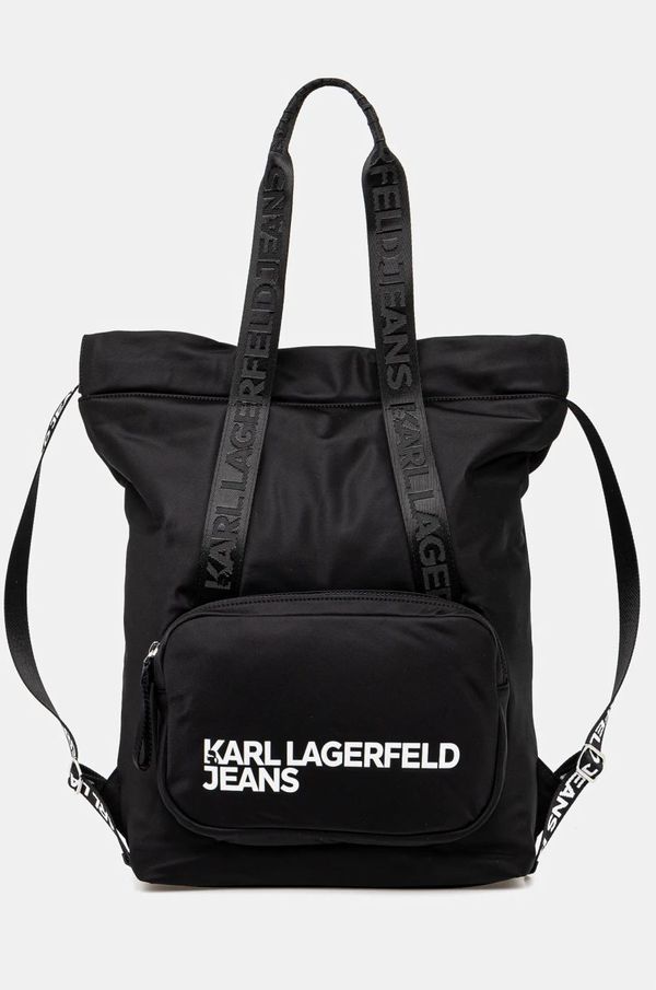 Karl Lagerfeld Jeans Torbica Karl Lagerfeld Jeans črna barva, A1W30234