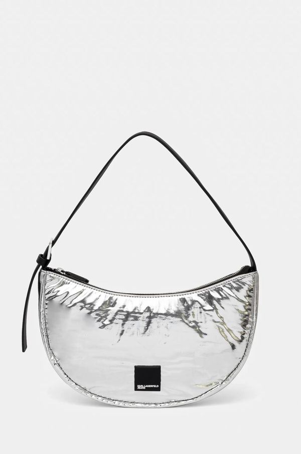 Karl Lagerfeld Jeans Torbica Karl Lagerfeld Jeans srebrna barva, A1W30323