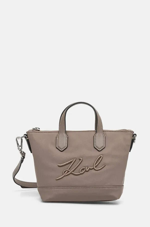 Karl Lagerfeld Torbica Karl Lagerfeld siva barva, 245W3033