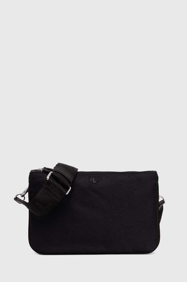 Lauren Ralph Lauren Torbica Lauren Ralph Lauren črna barva, 431951345