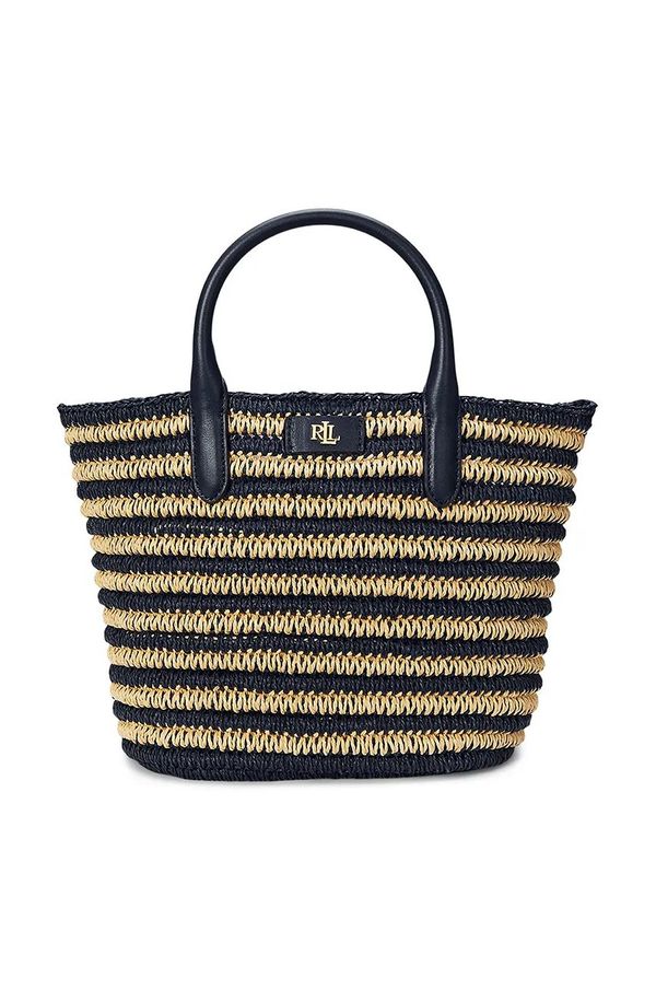 Lauren Ralph Lauren Torbica Lauren Ralph Lauren mornarsko modra barva, 431962121
