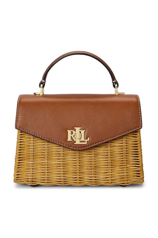 Lauren Ralph Lauren Torbica Lauren Ralph Lauren rjava barva, 431958996