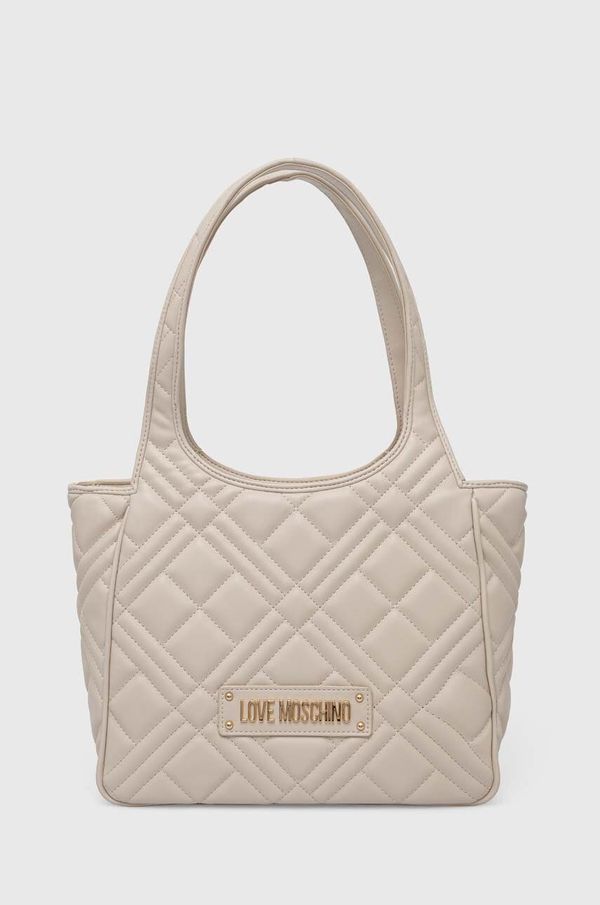 Love Moschino Torbica Love Moschino bež barva, JC4144PP1LLA0000