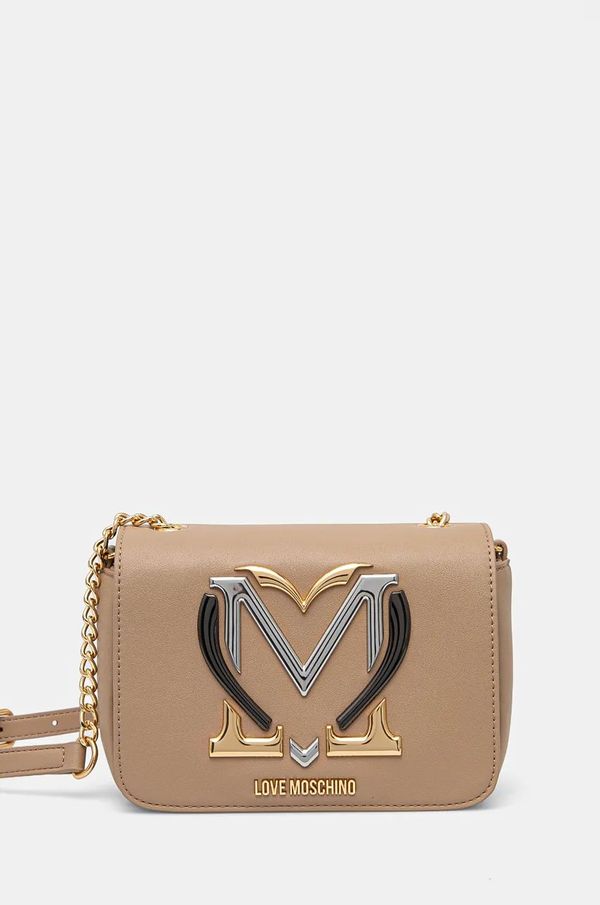 Love Moschino Torbica Love Moschino bež barva, JC4332PP0L