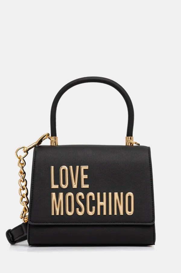 Love Moschino Torbica Love Moschino črna barva, JC4024PP1