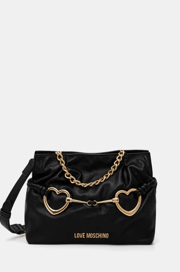 Love Moschino Torbica Love Moschino črna barva, JC4035PP1