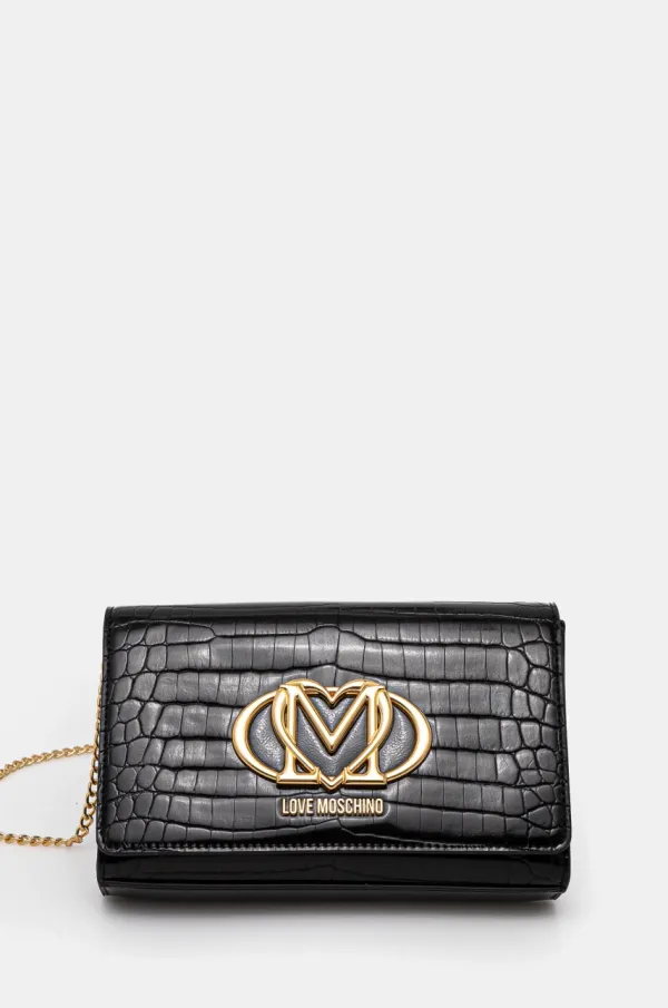 Love Moschino Torbica Love Moschino črna barva, JC4047PP1