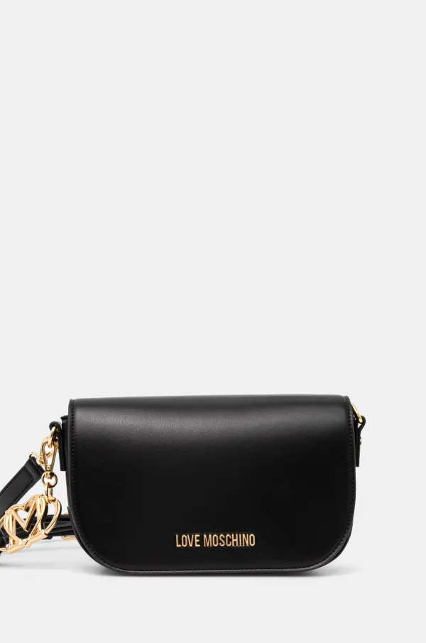 Love Moschino Torbica Love Moschino črna barva, JC4049PP1