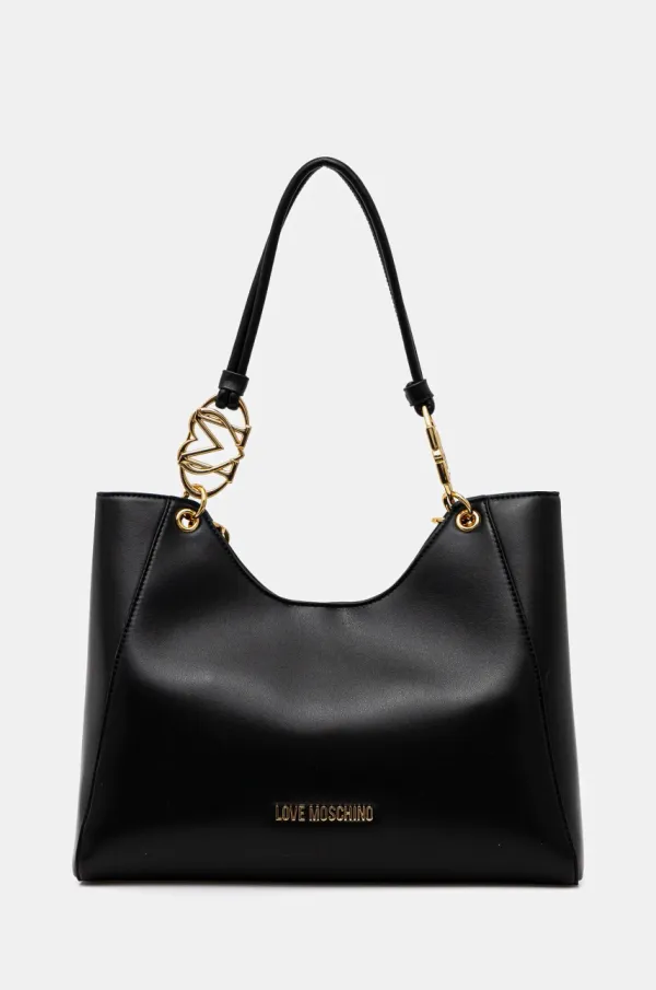 Love Moschino Torbica Love Moschino črna barva, JC4050PP1