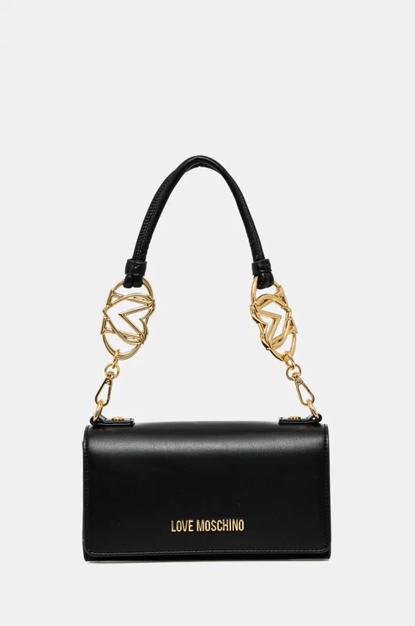 Love Moschino Torbica Love Moschino črna barva, JC4051PP1