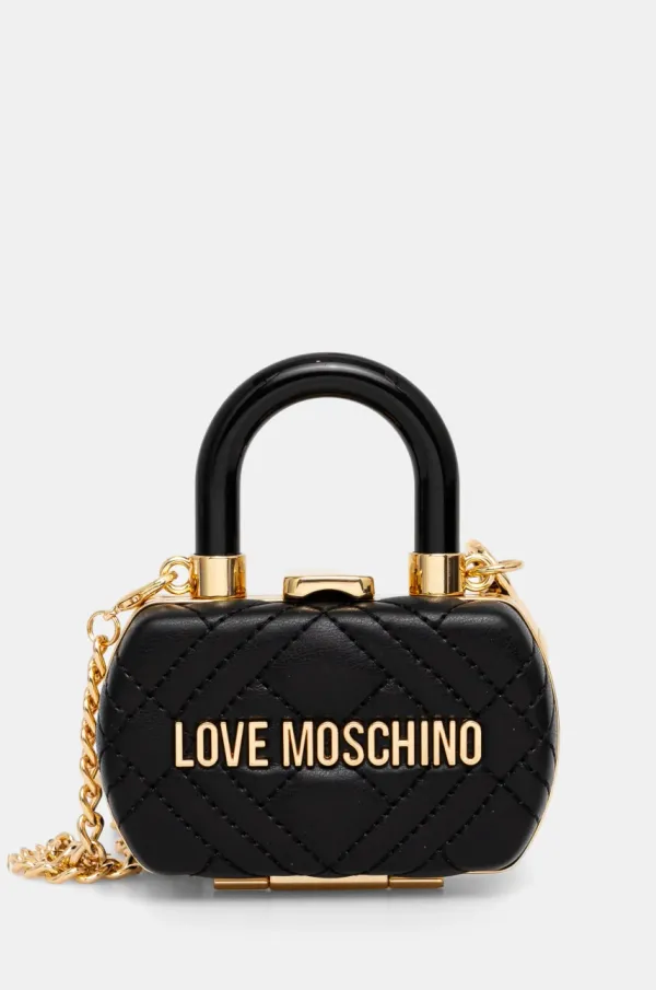 Love Moschino Torbica Love Moschino črna barva, JC4056PP1