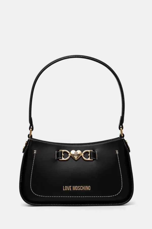 Love Moschino Torbica Love Moschino črna barva, JC4062PP1