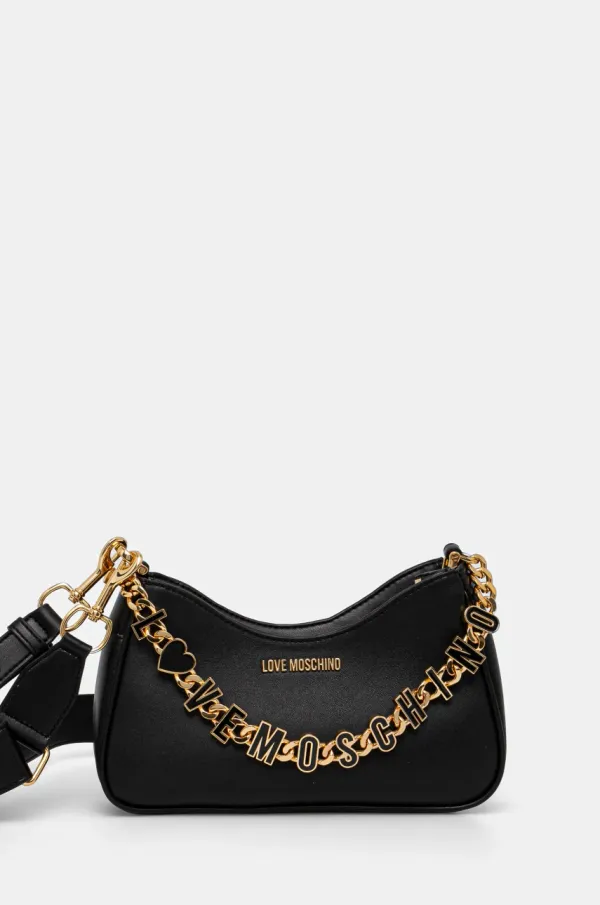 Love Moschino Torbica Love Moschino črna barva, JC4070PP1