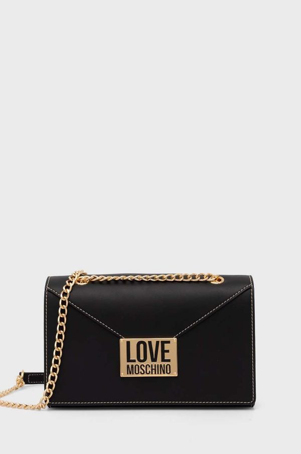 Love Moschino Torbica Love Moschino črna barva, JC4073PP1LLG100A