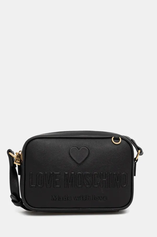 Love Moschino Torbica Love Moschino črna barva, JC4117PP1