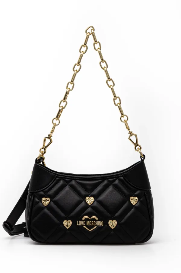 Love Moschino Torbica Love Moschino črna barva, JC4121PP1