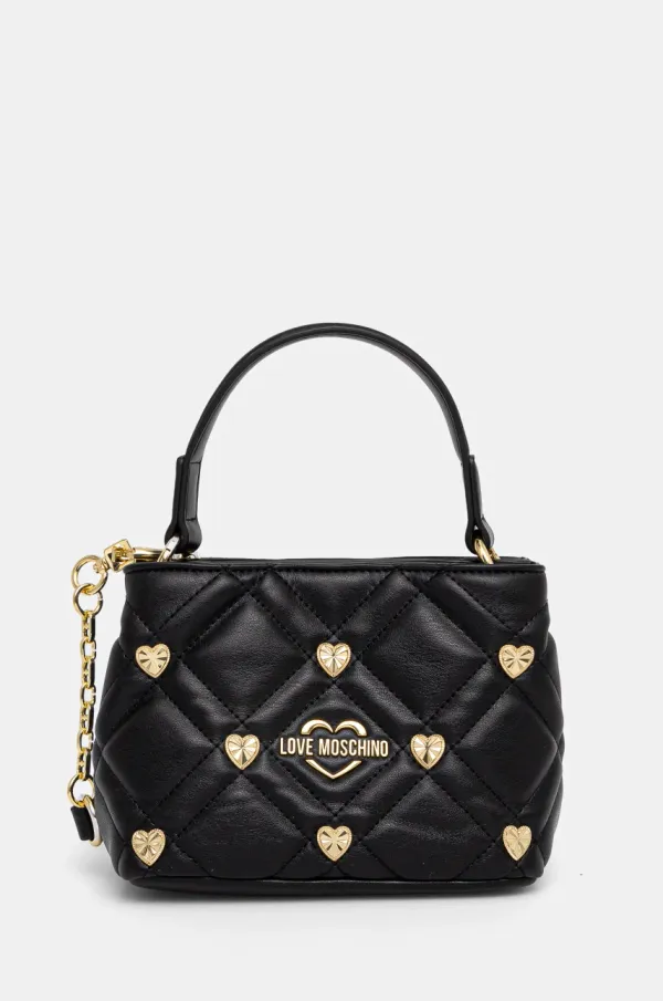 Love Moschino Torbica Love Moschino črna barva, JC4122PP1
