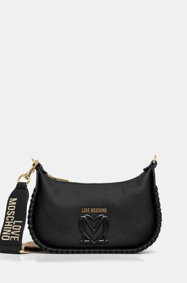 Love Moschino Torbica Love Moschino črna barva, JC4128PP1