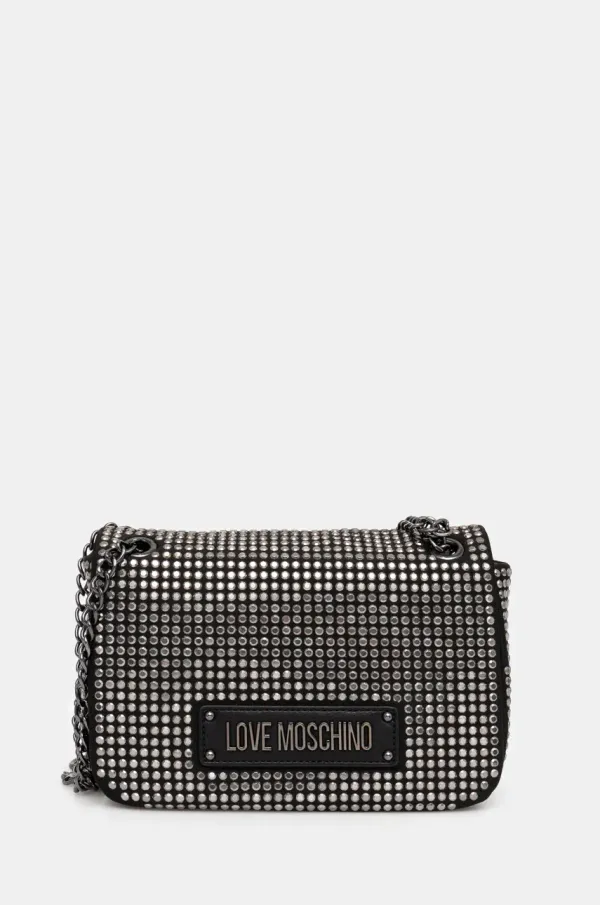 Love Moschino Torbica Love Moschino črna barva, JC4136PP1