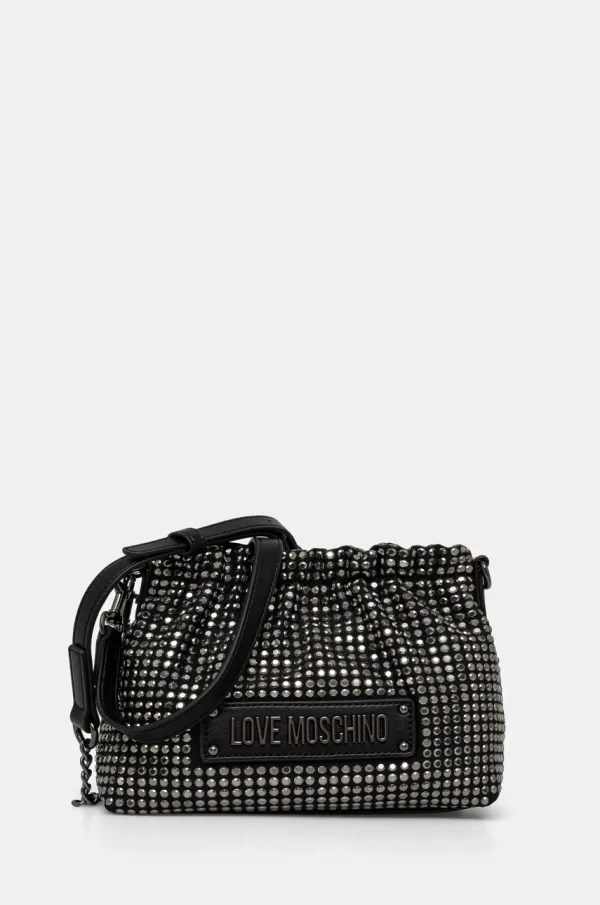 Love Moschino Torbica Love Moschino črna barva, JC4138PP1