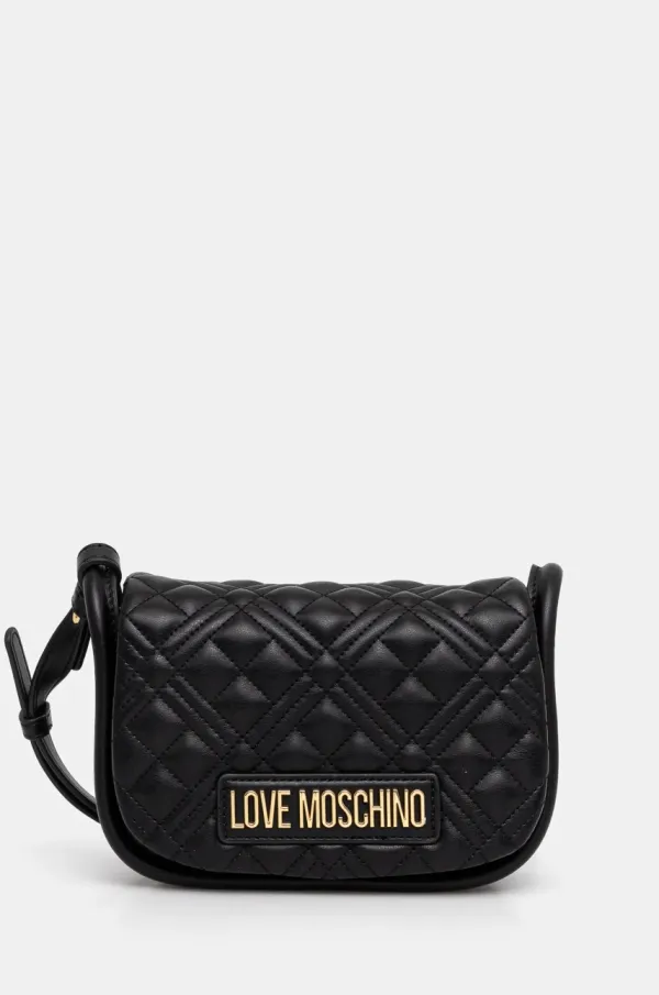 Love Moschino Torbica Love Moschino črna barva, JC4139PP1