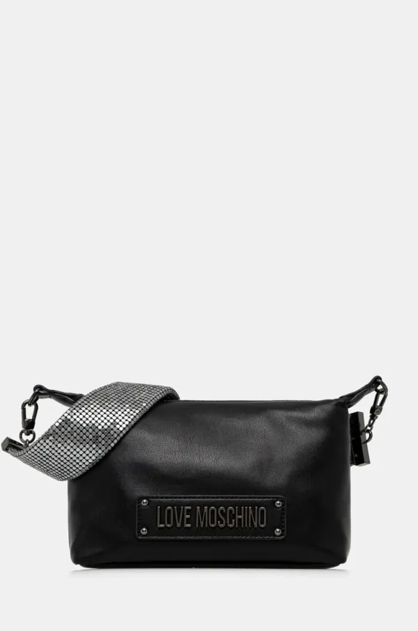 Love Moschino Torbica Love Moschino črna barva, JC4140PP1