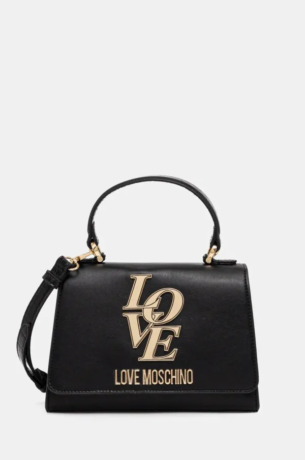Love Moschino Torbica Love Moschino črna barva, JC4156PP1