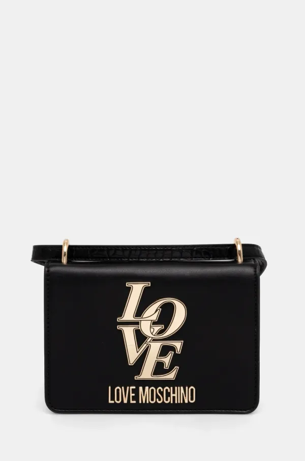 Love Moschino Torbica Love Moschino črna barva, JC4158PP1