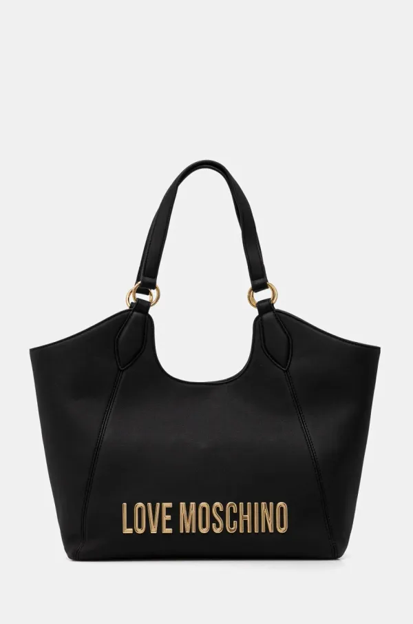 Love Moschino Torbica Love Moschino črna barva, JC4165PP1