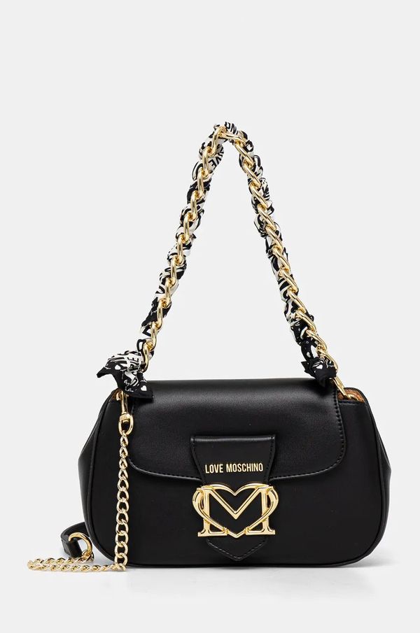 Love Moschino Torbica Love Moschino črna barva, JC4278PP0L