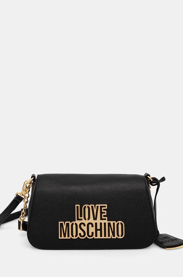 Love Moschino Torbica Love Moschino črna barva, JC4337PP0L