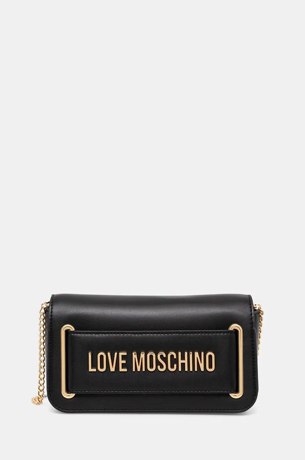 Love Moschino Torbica Love Moschino črna barva, JC4350PP0L