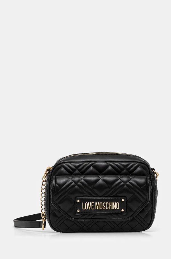 Love Moschino Torbica Love Moschino črna barva, JC4374PP0L