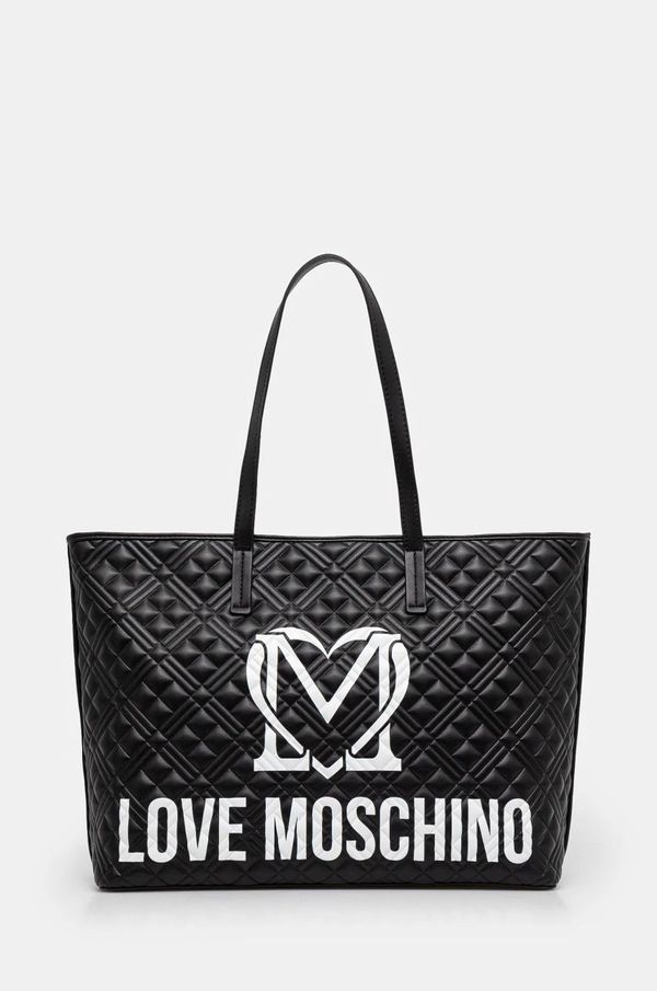 Love Moschino Torbica Love Moschino črna barva, JC4376PP0L