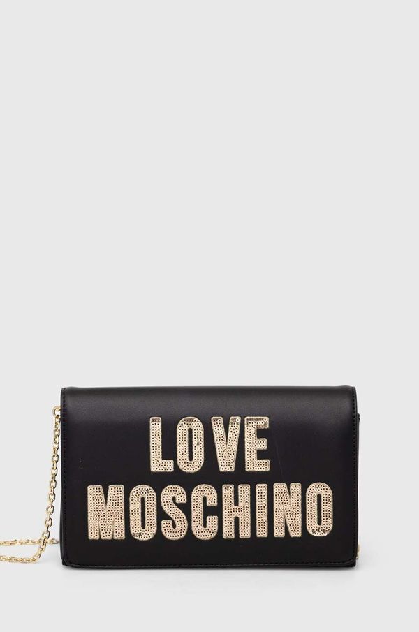 Love Moschino Torbica Love Moschino črna barva