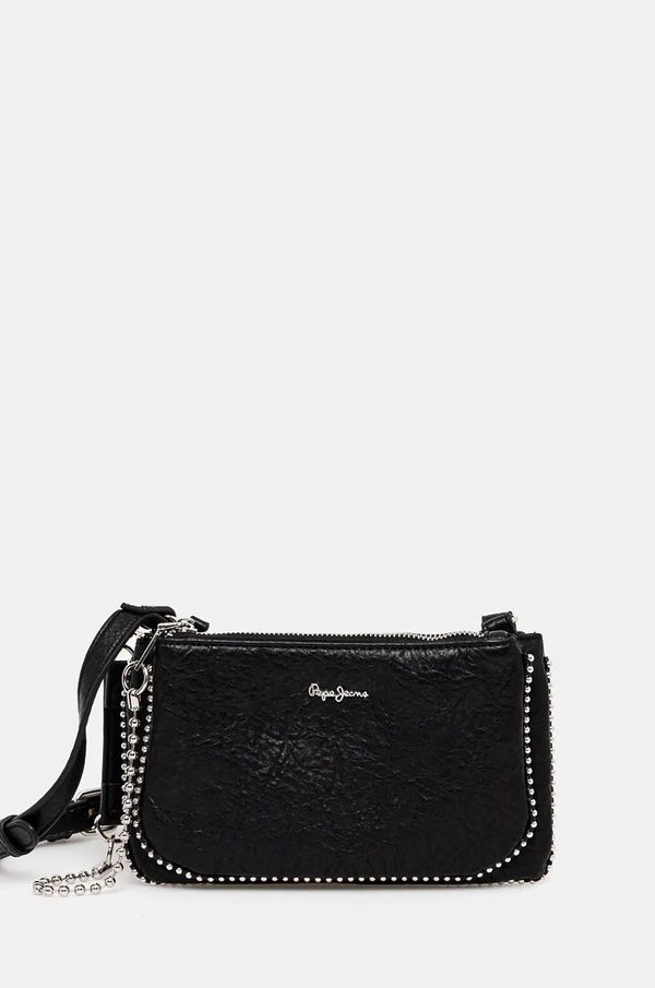 Pepe Jeans Torbica Pepe Jeans AVRI ROCK črna barva, PL031564