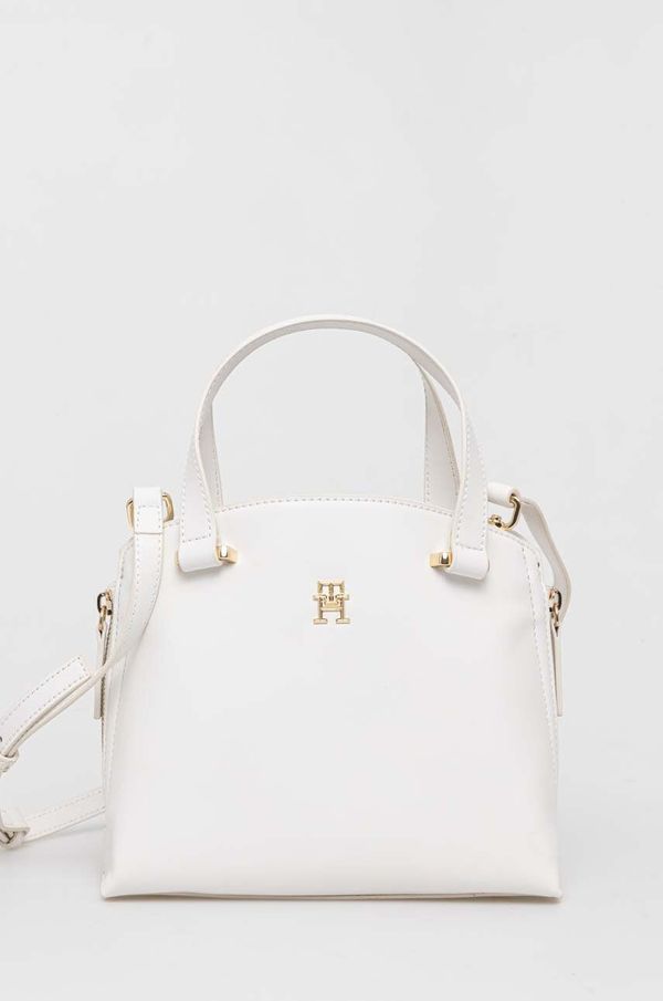 Tommy Hilfiger Torbica Tommy Hilfiger bela barva, AW0AW15968