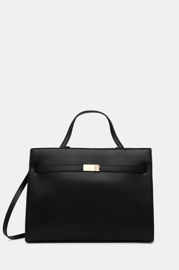 Tommy Hilfiger Torbica Tommy Hilfiger črna barva, AW0AW16910