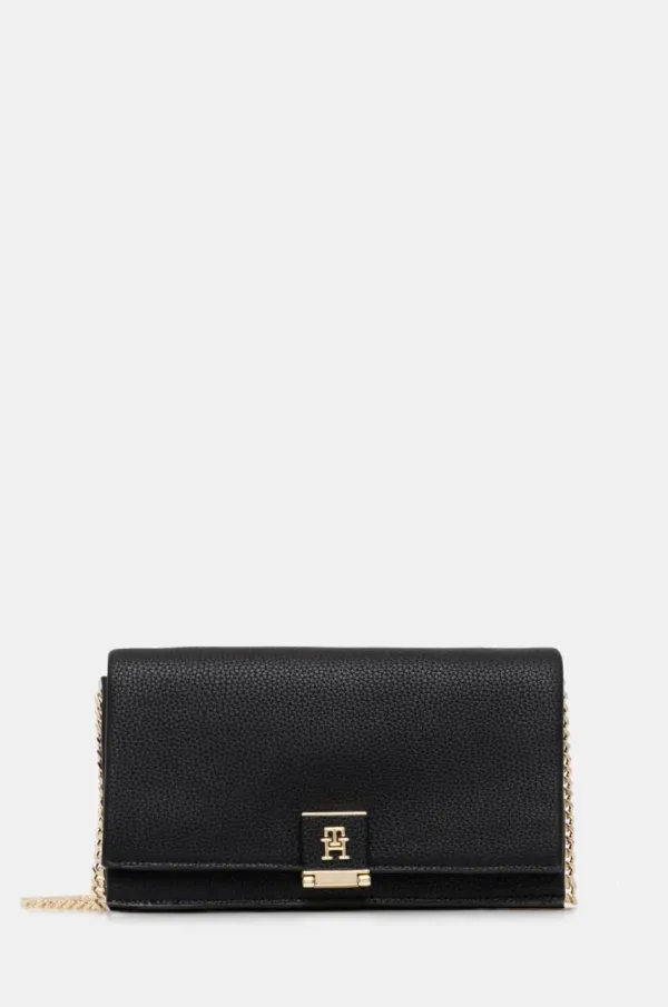 Tommy Hilfiger Torbica Tommy Hilfiger črna barva, AW0AW17403