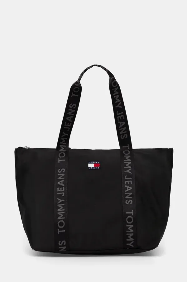 Tommy Jeans Torbica Tommy Jeans črna barva, AW0AW17389