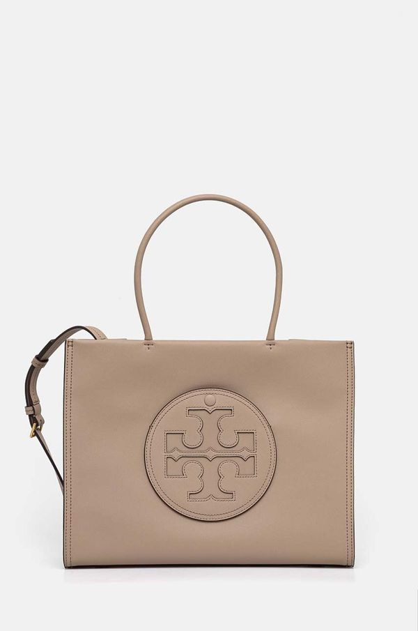 Tory Burch Torbica Tory Burch Ella Bio siva barva, 145612