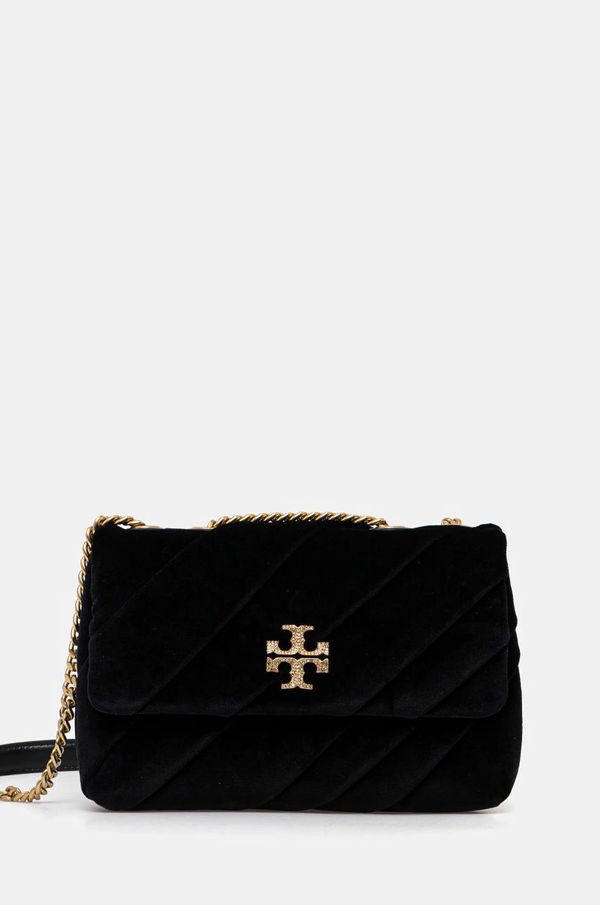 Tory Burch Torbica Tory Burch Kira črna barva, 161917.001