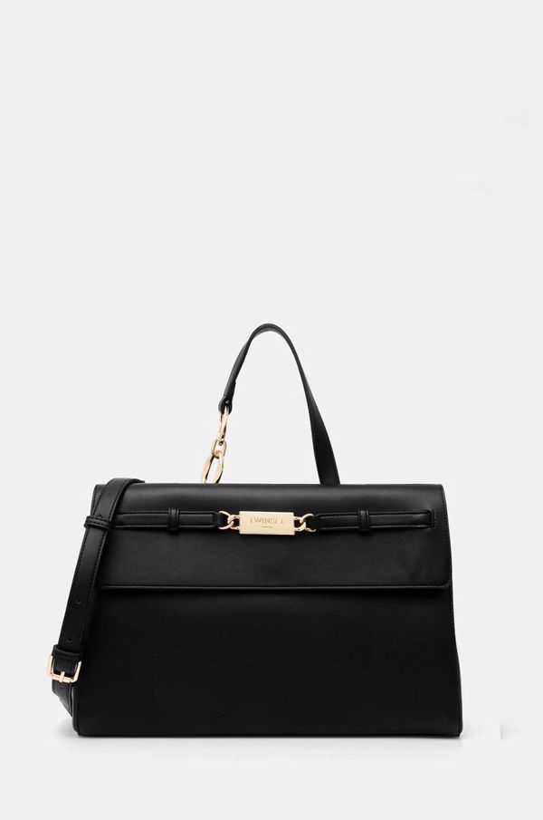 Twinset Torbica Twinset črna barva, 251TB7031