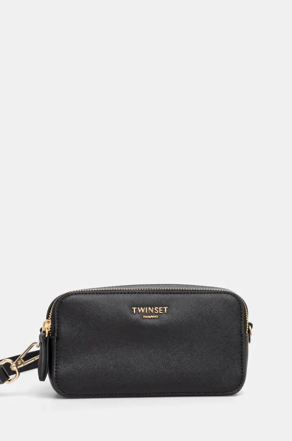 Twinset Torbica Twinset črna barva, 251TB7275